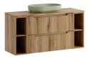 Zestaw meblowy 120cm z blatem i umywalką nablatową River