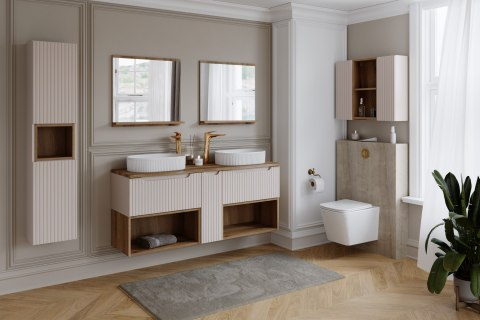 Zestaw meblowy 50cm z blatem i szafką wysoką