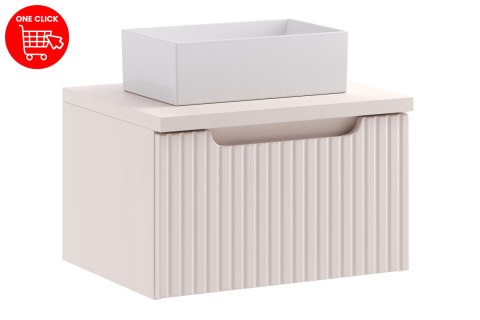 Zestaw meblowy 50cm z blatem i umywalką nablatową Gaja