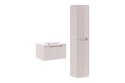 Zestaw meblowy 50cm z umywalką meblową Sky i szafką wysoką