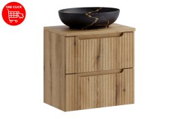 Zestaw meblowy 60cm z blatem i umywalką nablatową Mona