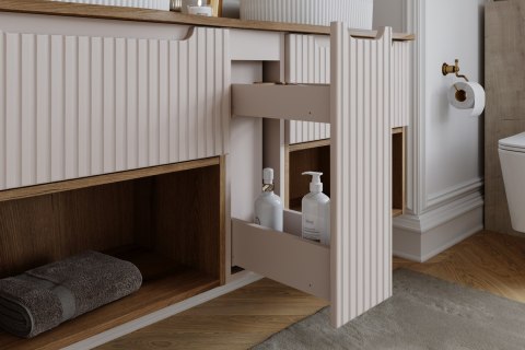 Zestaw meblowy 90cm z blatem i szafką cargo