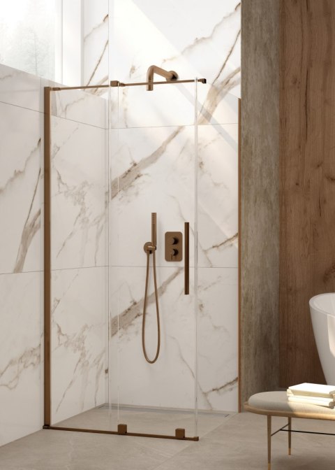 Zestaw prysznicowy podtynkowy z BOXem mieszaczowym - z główką natryskową