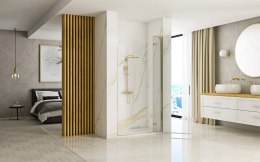 DRZWI PRYSZNICOWE HUGO BRUSH GOLD 90