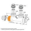 Kątowy zawór przyłączeniowy do grzejników IMI Multilux V Eclipse (towar wyprzedażowy)