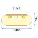 Lampa sufitowa plafon boho APP1253-3C 40 cm
