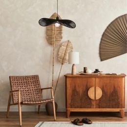 Lampa sufitowa APP1831-1CP czarna