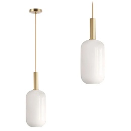 Lampa sufitowa tuba szklana APP667-1CP