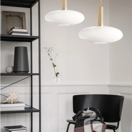 Lampa wisząca sufitowa szklana APP668-1CP