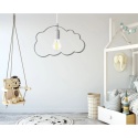 Lampa wisząca chmurka LH2077-2 szara