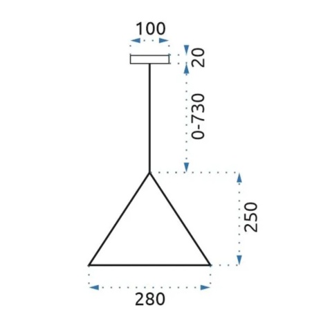 Lampa sufitowa - wisząca w stylu loft LH2058