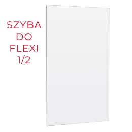 ŚCIANKA PRYSZNICOWA FLEXI 80 cm TRANSPARENT 1/2