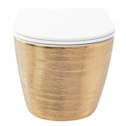 WC - CARLO MINI RIMLESS BRUSH GOLD/WHITE