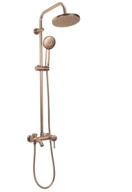 ZESTAW NATRYSKOWY LUIS MIEDŹ SZCZOTKOWANA