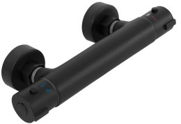 ZESTAW NATRYSKOWY MIKE CZARNY TERMOSTAT