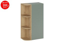 Zestaw meblowy z półsłupkiem i regałem