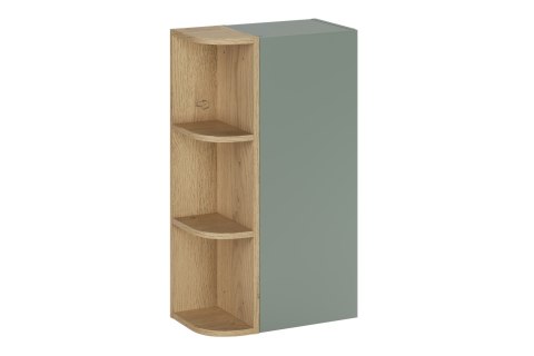 Zestaw meblowy z półsłupkiem i regałem